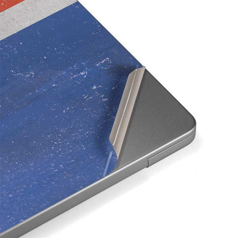 Iceland Flag Distressed Apple MacBook Pro 14-inch Skin